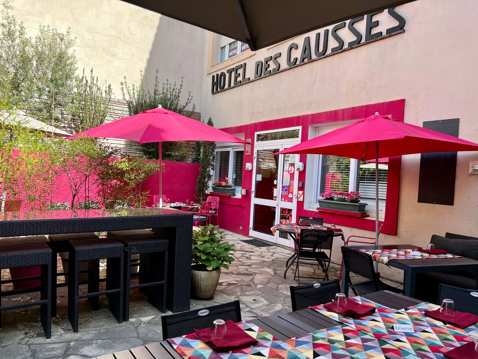 Terrasse de l'hôtel